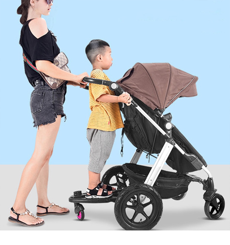 Baby Stroller Wheeled Buggy Board Pushchair Stroller Kids Child Safety Comfort Step Board Up To 25Kg Baby Stroller Accessories